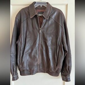Men's Brown Leather Jacket